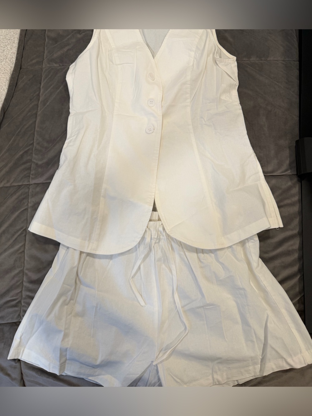 White Women's Skirt - Elegant Lightweight A-Line
